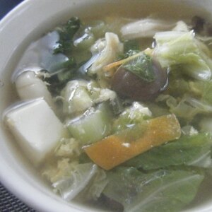 中華風野菜スープ